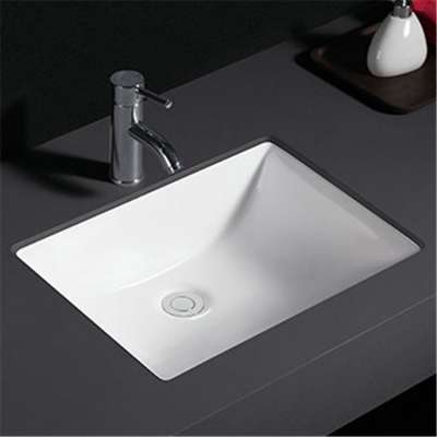 SUC470 European style rectangular under counter ceramic wash basin